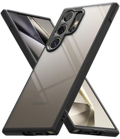 (Refurbished) Ringke Samsung Galaxy S24 Ultra Back Cover Case Fusion Bold - Black
