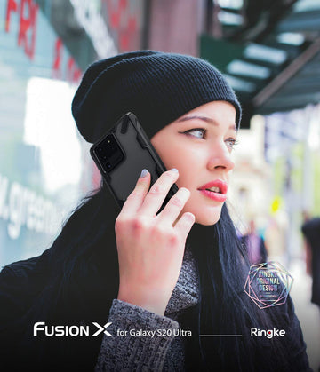 Samsung Galaxy S20 Ultra Back Cover Case | Fusion X - Black
