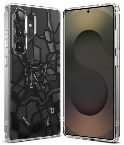 Samsung Galaxy S25 Ultra Back Cover Case | Fusion Design  - Seoul Map Black