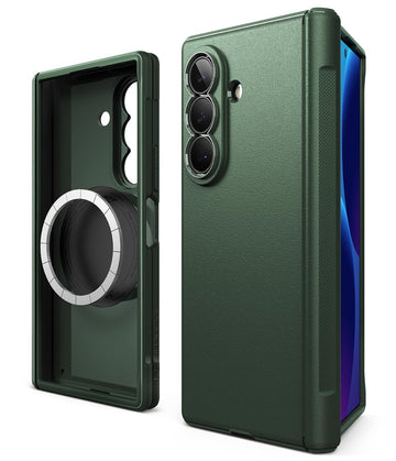 Samsung Galaxy Z Fold 8 Ultra Back Cover Case | Onyx Flap Magnetic - Dark Green