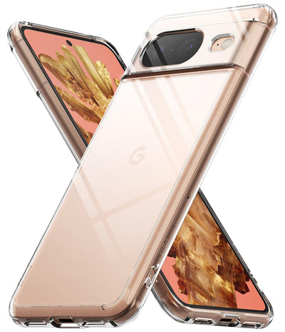 (Refurbished) Ringke Google Pixel 8 Back Cover case Fusion - Clear