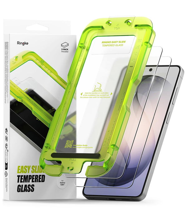 Galaxy S26 Plus Screen Protector Guard with Easy Installation Tool, Easy Slide Glass | Tempered Glass Film (2 Pack)