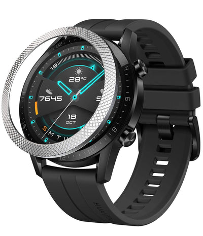 Bezel Styling for Huawei Watch GT2 46mm - 46-42 (ST) Silver [Stainless Steel]