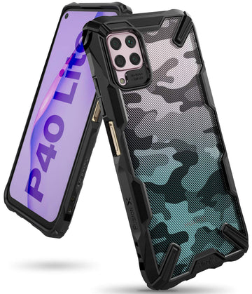 Huawei P40 Lite Back Cover Case | Fusion X - CAMO BLACK
