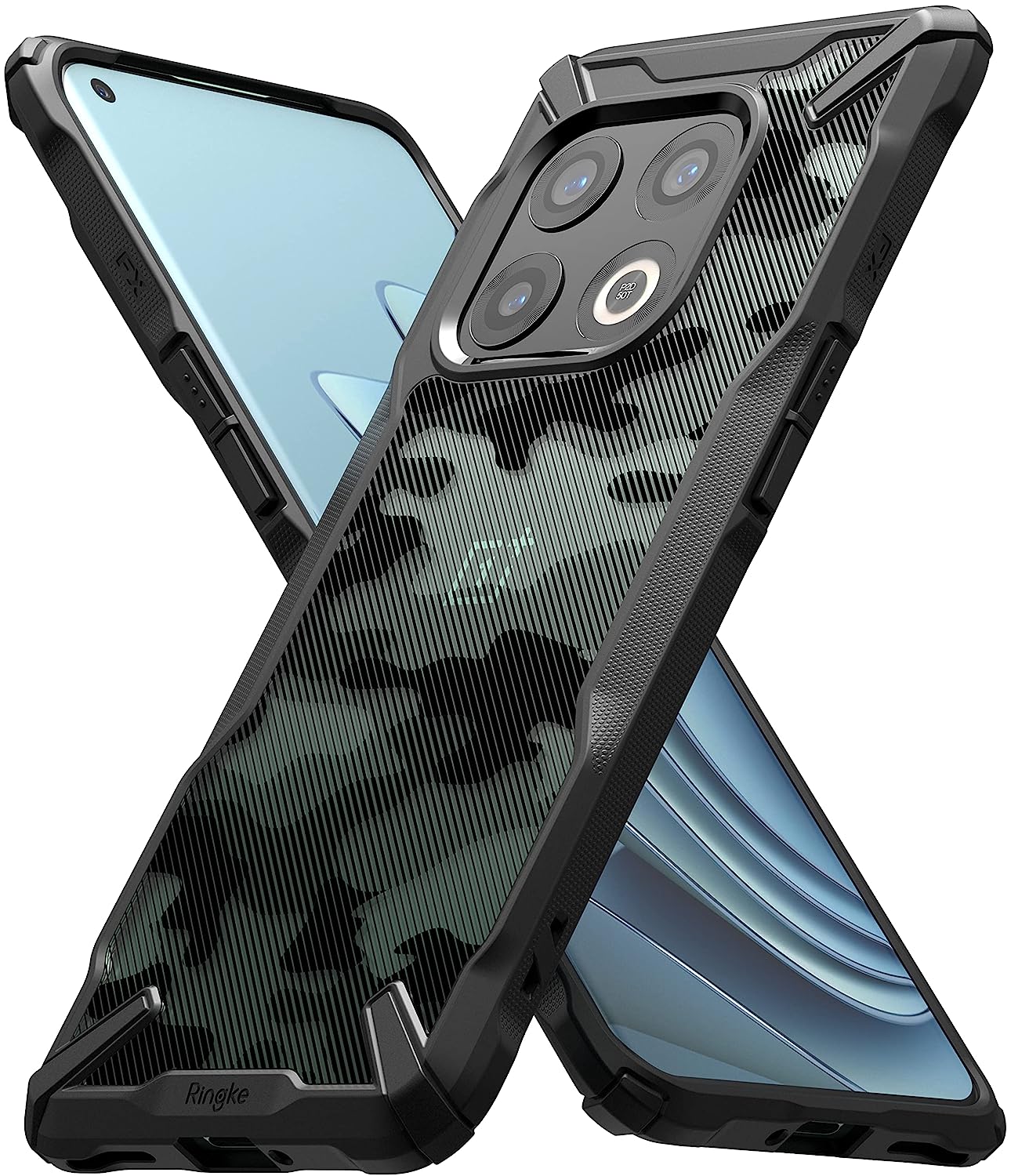 Oneplus 10 Pro Back Cover Case | Fusion X - Camo Black