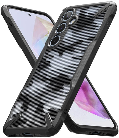 (Refurbished) Samsung Galaxy A35 5G Back Cover Case | Fusion X - Camo Black