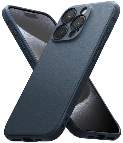 (Refurbished) iPhone 15 Pro Max Back Cover Case | Onyx - Navy