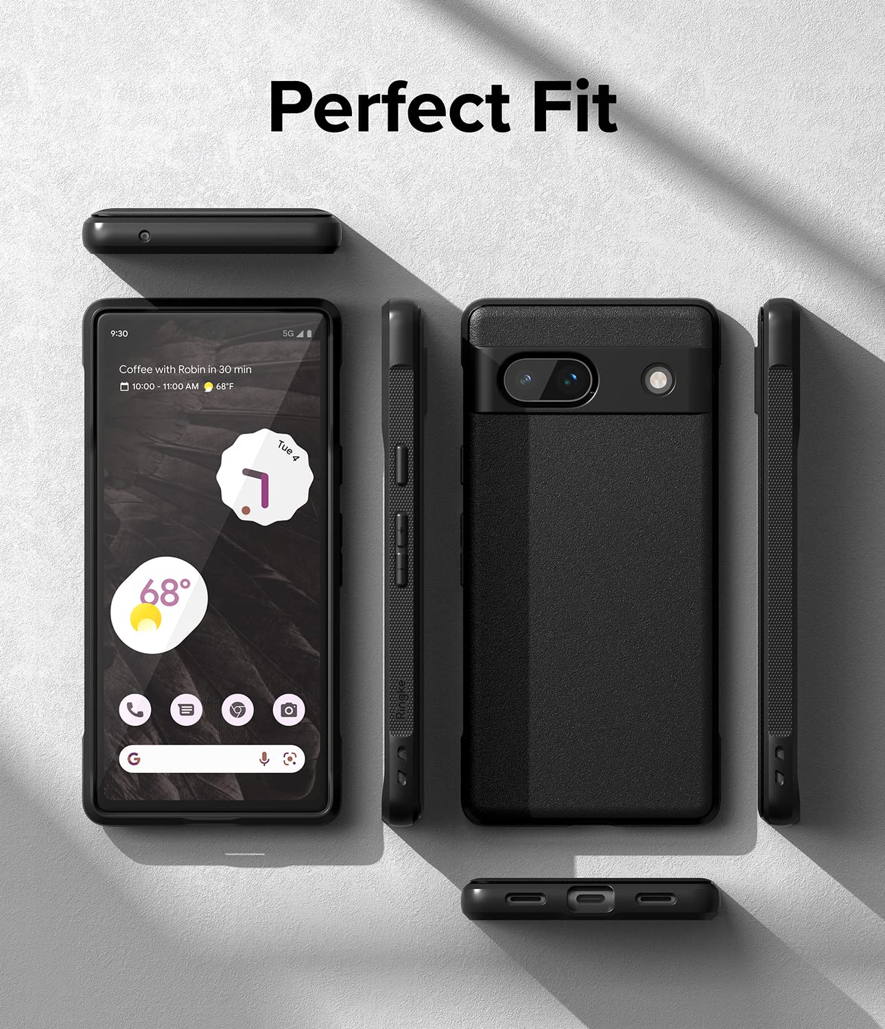 Buy Pixel 7a Back Cover Case | Onyx - Black