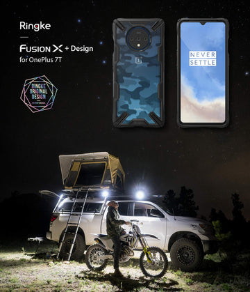 OnePlus 7T Back Cover Case | Fusion X - Camo Black