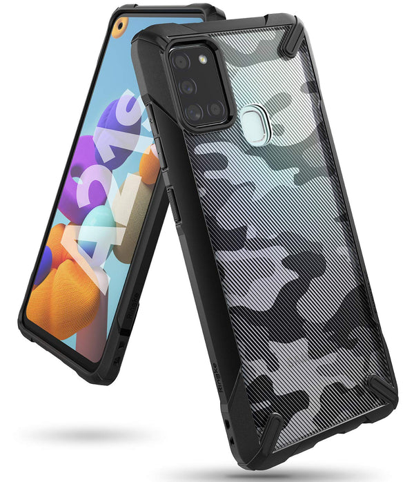 Samsung Galaxy A21S Back Cover Case | Fusion X - Camo Black