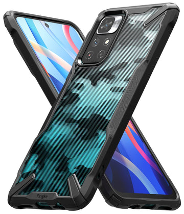(Refurbished) Poco M4 Pro 5G / Xiaomi Redmi Note 11T 5G Back Cover Case | Fusion X - Black