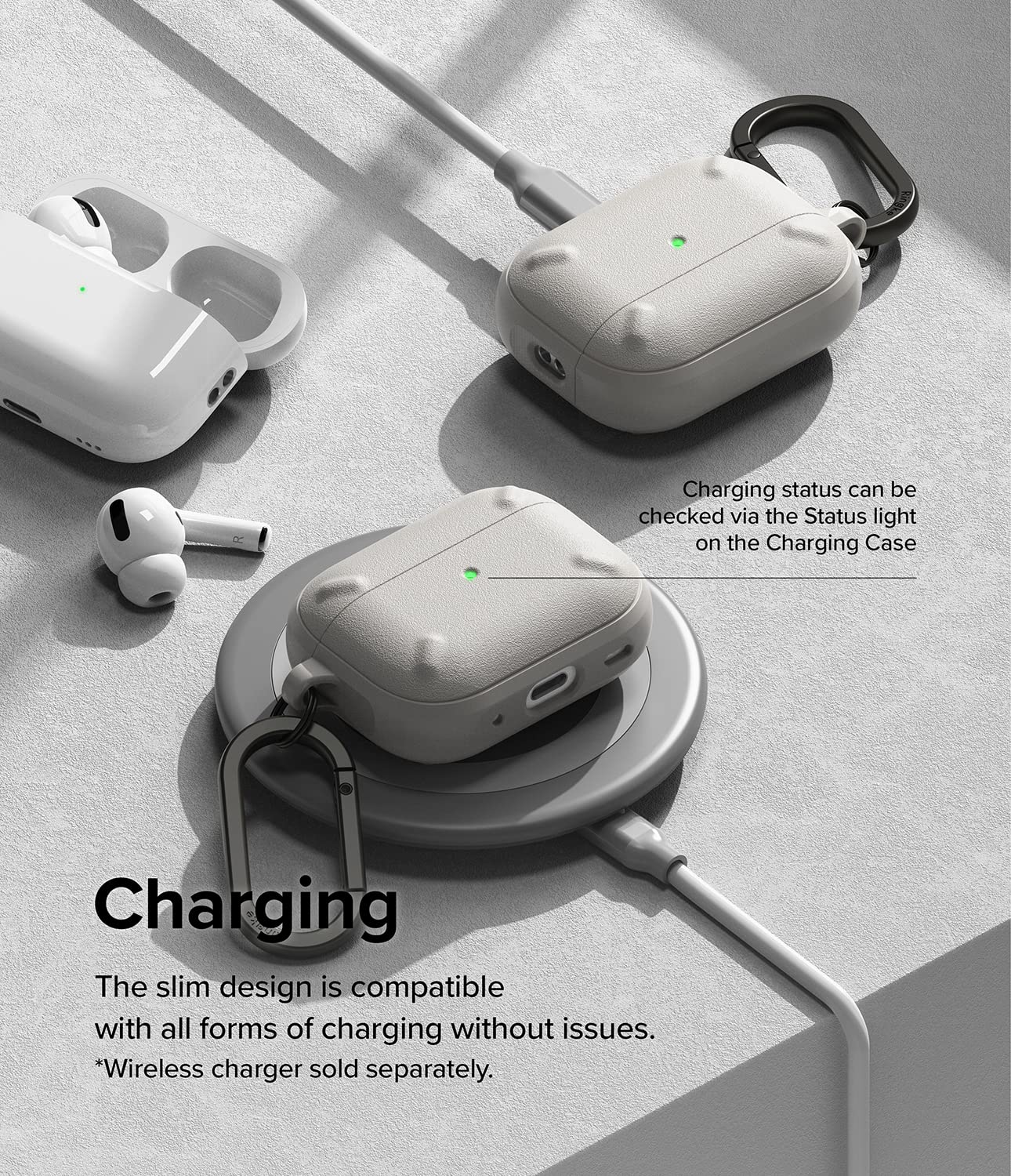 Airpods pro charging discount lights