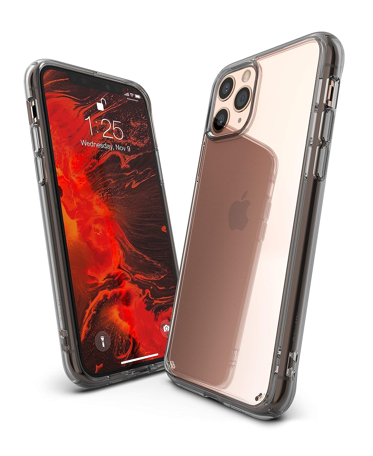 Apple iPhone 11 Pro Max Back Cover Case | Fusion - Smoke black