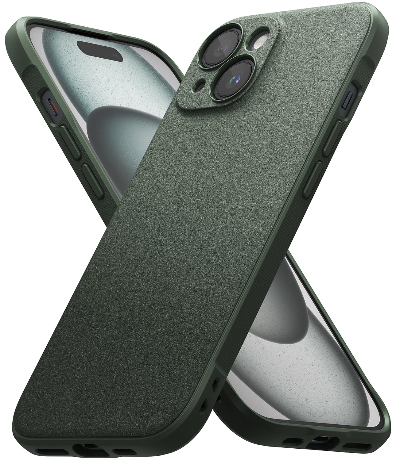 iPhone 15 Plus  Back Cover case | Onyx - Dark Green