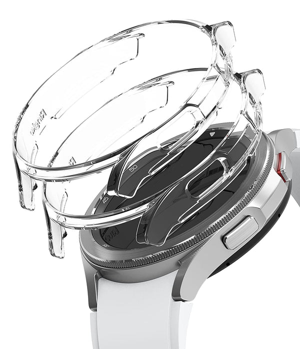 Slim Case Compatible with Galaxy Watch 4 Classic 42mm -  Clear (2 Pack)