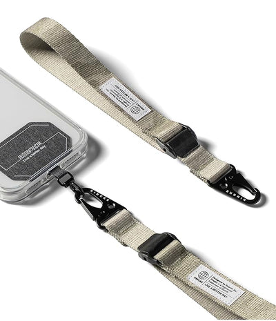 Ringke Tactical Cam Buckle Holder Link Lanyard Hand Wrist Strap with Patch - Camo Sand