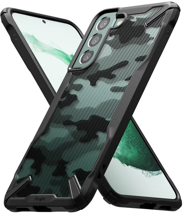 Samsung Galaxy S22 Plus BacK Cover Case | Fusion X - Camo Black