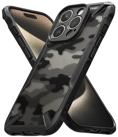 (Refurbished) iPhone 15 Pro Back Cover Case | Fusion X- Camo Black