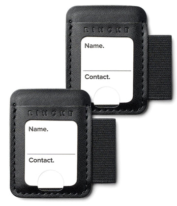 Ringke Name Tag Adhesive Elastic Pen Holder | Small - Black