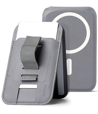 Ringke Magnetic Stand Holds up to 3 Cards - Light Gray