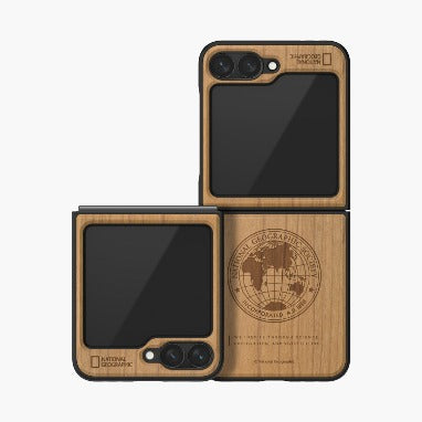 Nat Geo Galaxy Z Flip 6 Back Cover Case | Nature Wood Case V2 - Global Seal