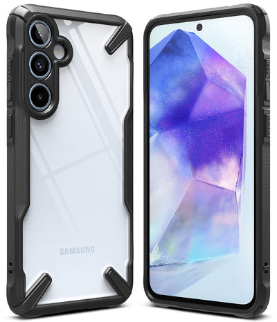 Samsung Galaxy A55 5G Back Cover case | Fusion X - Black