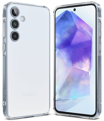 Samsung Galaxy A55 5G Back Cover Case | Fusion Matte  - Matte Clear