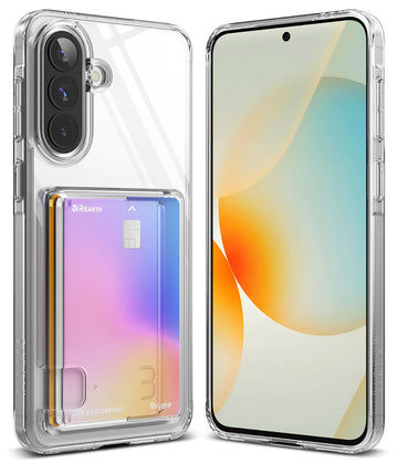 Samsung Galaxy A57 Back Cover Case | Fusion Card Slot Holder - Clear