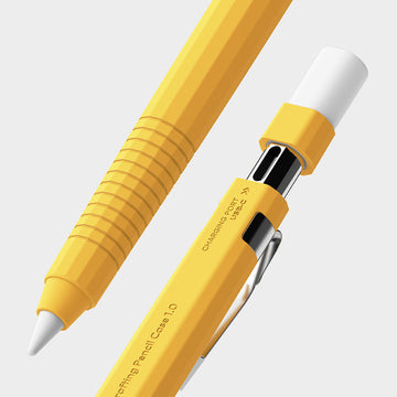 Apple Pencil USB C Case, Silicone Drafting Pencil Case - Yellow