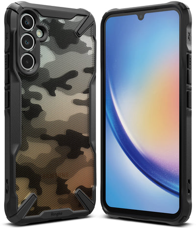 Samsung Galaxy A34 5G Back Cover Case Fusion - X - Camo Black