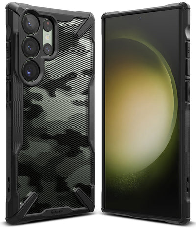 Samsung Galaxy S23 Ultra 5G Back Cover Case | Fusion X - Camo Black