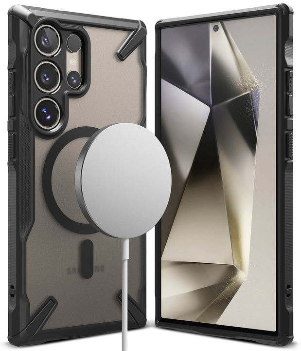 Samsung Galaxy S24 Ultra Back Cover case | Fusion X Magnetic - Matte Black