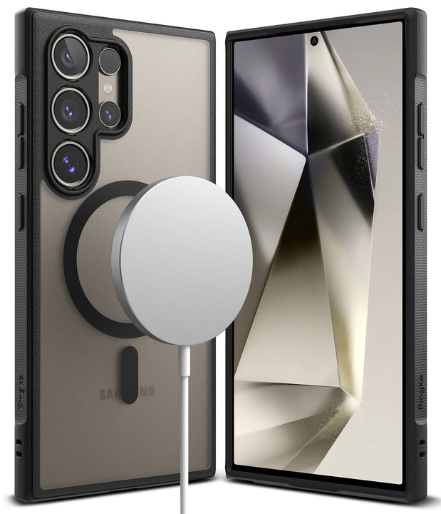 Samsung Galaxy S24 Ultra Back Cover Case | Fusion Bold Magnetic - Matte Black