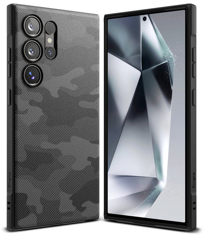 Samsung Galaxy S24 Ultra Back Cover Case | Onyx Design - Camo Black