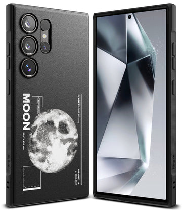 Samsung Galaxy S24 Ultra Back Cover Case | Onyx Design - Moon
