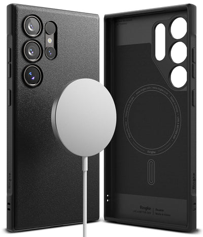 Samsung Galaxy S24 Ultra Back Cover Case | Onyx Magnetic - Black