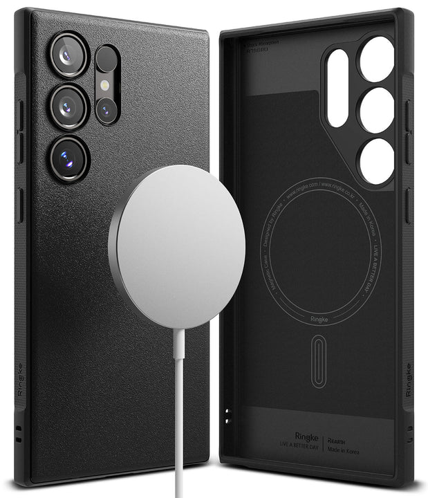Samsung Galaxy S24 Ultra Back Cover Case | Onyx Magnetic - Black