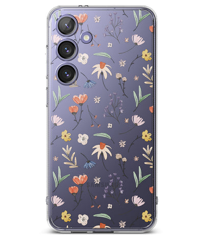 Samsung Galaxy S24 Back cover case | Fusion Design - Dry Flowers