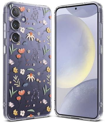 Samsung Galaxy S24 plus Back cover case | Fusion Design - Dry Flowers