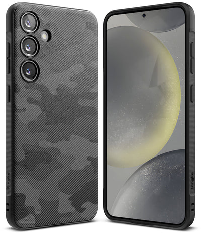 Samsung Galaxy S24 Plus Back Cover Case | Onyx Design - Camo Black