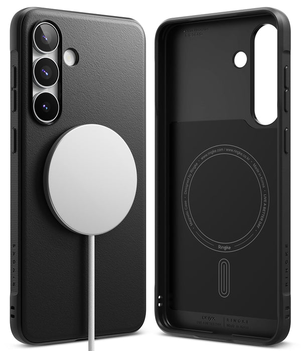 Samsung Galaxy S25 FE Back Cover Case | Onyx Magnetic - Black