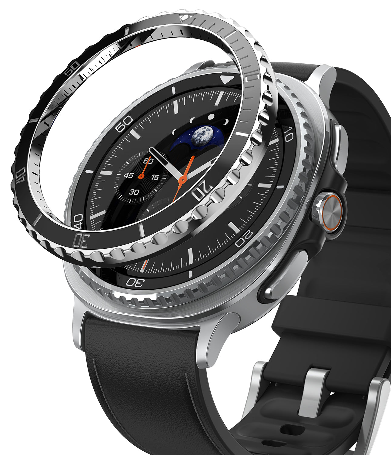 Samsung Galaxy Watch 8 Classic 46mm Case  Bezel Styling - 46-80 (ST) Black