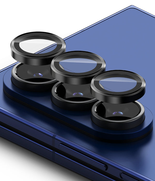 Samsung Galaxy Z Fold 7  Camera Lens Frame Glass  - Black [2 Pack]