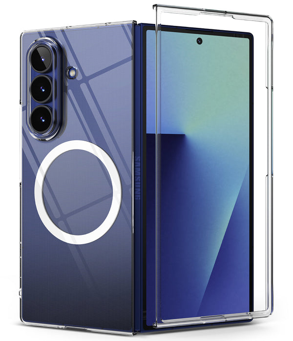 Samsung Galaxy Z Fold 7 Back Cover Case | Slim Magnetic  - Clear