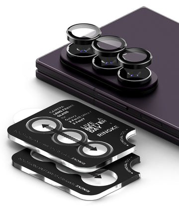 Samsung Galaxy Z Fold 8 Ultra Camera Lens Frame Glass  - Black [2 Pack]