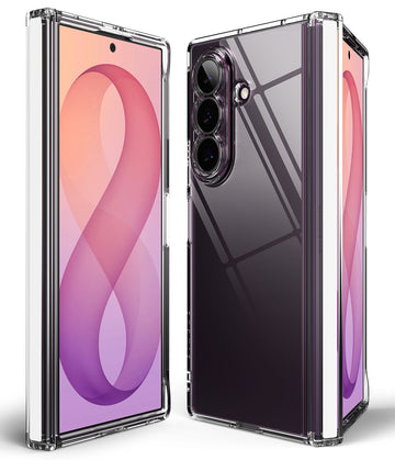 Samsung Galaxy Z Fold 8 Ultra Back cover case | Fusion Flap - Clear