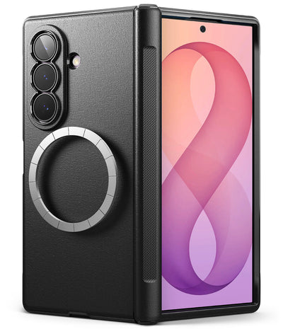 Samsung Galaxy Z Fold 8 Ultra Back Cover Case | Onyx Flap Magnetic - Black