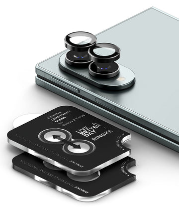 Samsung Galaxy Z Fold 8 Camera Lens Frame Glass  - Black [2 Pack]