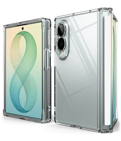 Samsung Galaxy Z Fold 8 Back cover case | Fusion Flap - Clear