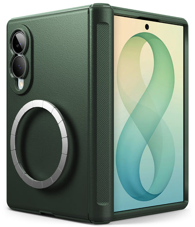 Samsung Galaxy Z Fold 8 Back Cover Case | Onyx Magnetic Flap - Dark Green